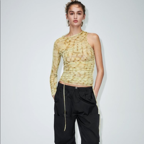 Zara Tops Zara Asymmetric Top Poshmark